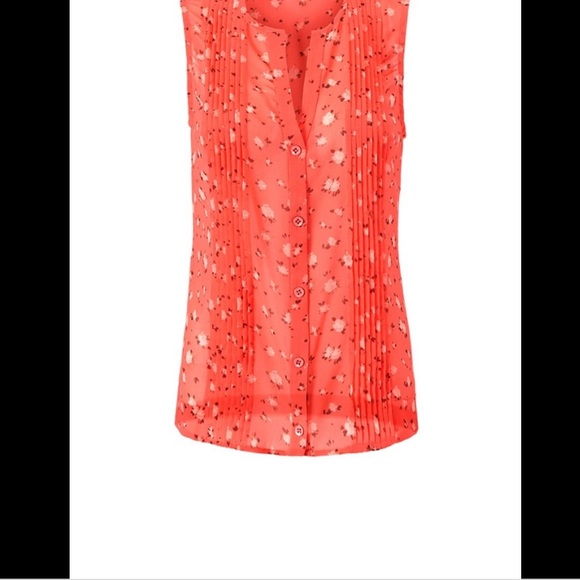 CABI pintuck blouse S - Picture 3 of 5